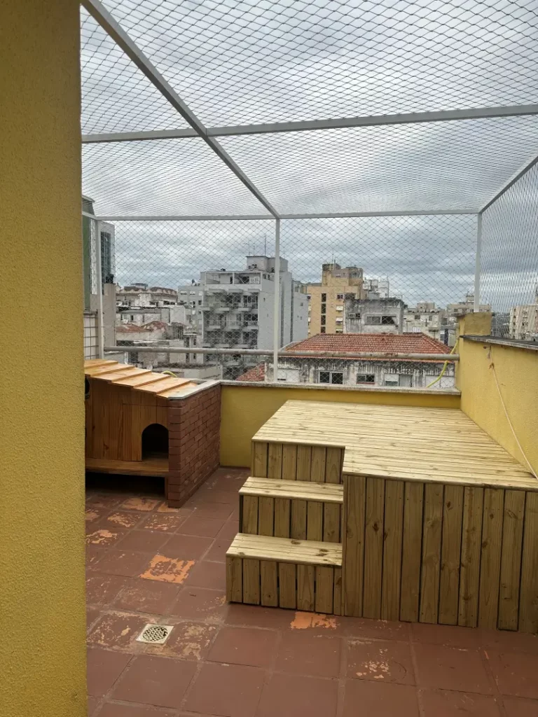 Redes de Proteção com Estruturas de Alumínio